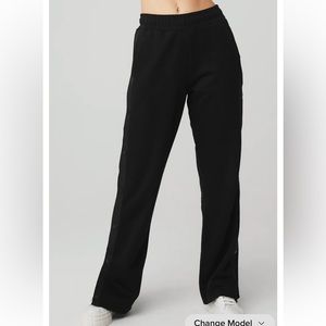 Alo button track pants